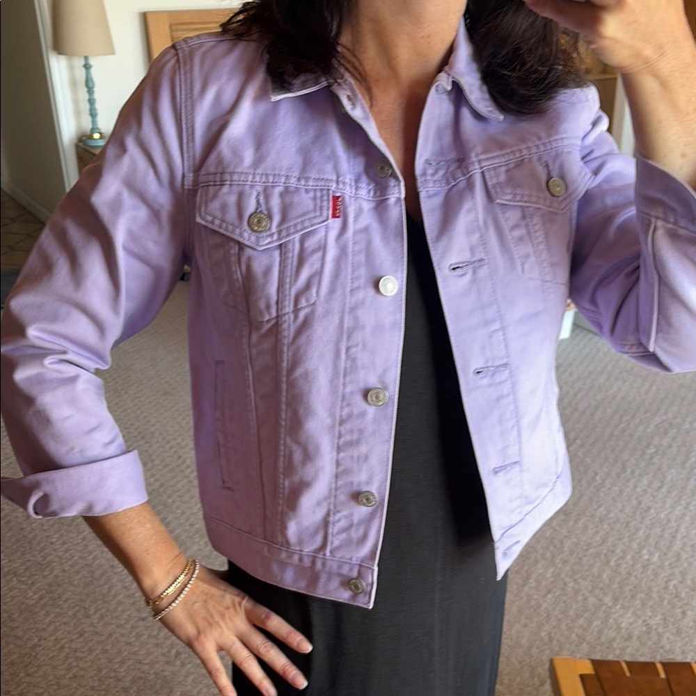 Levi's Light Lavender Denim Jacket - Women's